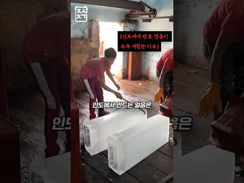 인도에서 만드는 얼음이 유독 저렴한 이유
