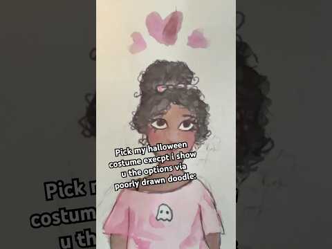 Pick a costume!(srry this was so rushed) #drawing #art #doodle #halloween #shorts #sketch