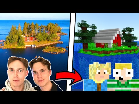 Vi Bygger Vores RIGTIGE Ø i Minecraft!!