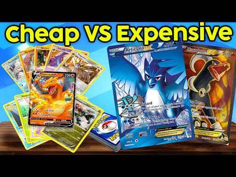 I Bought a Cheap VS Expensive Pokemon Collection!