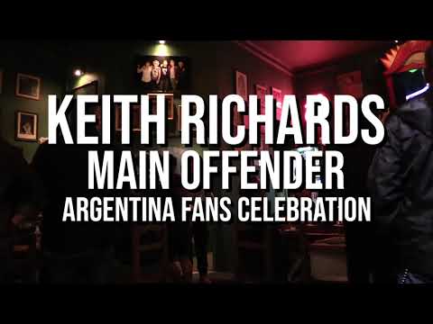 Keith Richards - Main Offender Celebration in Buenos Aires, Argentina