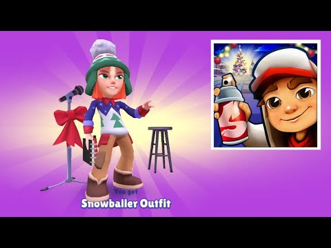 UNLOCKING LAWRENCE SNOWBALLER OUTFIT ON SUBWAY SURFERS WINTER WONDERLAND 2024