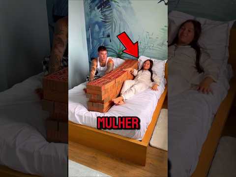 Ela construiu um muro na cama dela, mas chocou todo mundo 😱