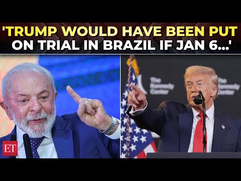 YouTube video thumbnail: 'Brazil's Sovereignty Untouchable…': Prez Lula Roars Against Trump Tariffs, Announces aid Package