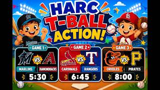 HARC Baseball June 15, 2026 Marlins vs.Dbacks, Cardinals vs. Rangers, & Orioles vs. Pirates