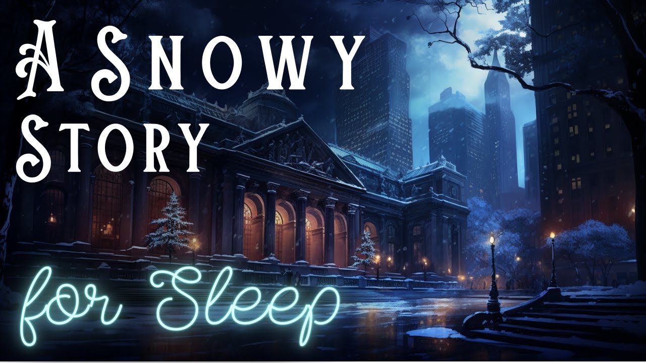 A Snowy Story A Snowy Night at the New York Public Library Peaceful Story for Sleep