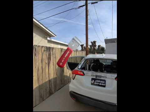 Honda Hrv back glass replacement #autoglass #tempered #glass #fypシ #asmr #satisfying