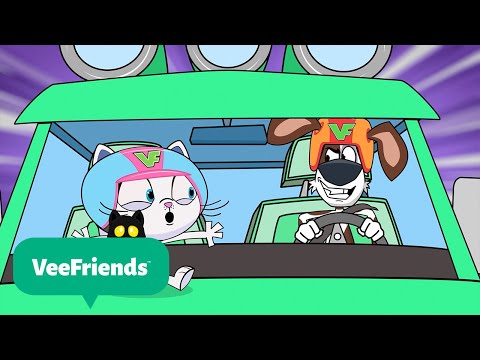 Monster Truck Disaster! @VeeFriendsCartoons | Fun Animal Cartoons for Kids