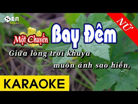 [KARAOKE] Một Chuyến Bay Đêm | Tone Nữ