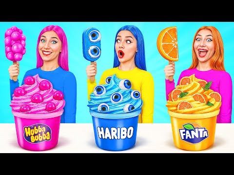 Alimentos de Los Mismo Colores Desafío | Desafíos Divertidos por Mega DO Challenge