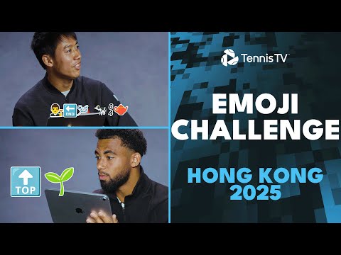 Nishikori, Fils, Rublev & More Take On The Emoji Challenge! | Hong Kong 2025