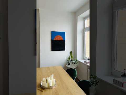 Textured art on the wall #texturedart