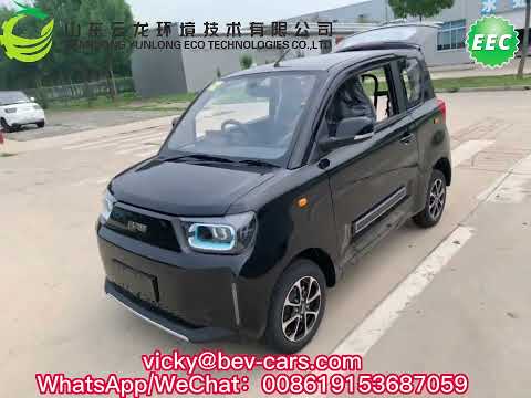 electric car approved by eec coc l7e certification for electric mini vehicle Pony BAW from Yunlong