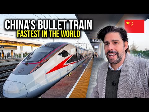 Racing Across CHINA at 350 KM/H in a BULLET TRAIN!