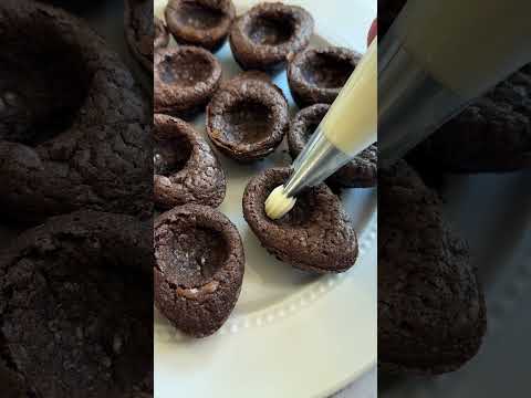 Deviled Brownies for easter! 🐣 Fun treat for the holiday! #easter #brownies #chocolate #partyfood