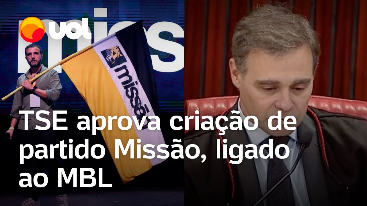 TSE aprova criação de partido Missão ligado ao MBL André Mendonça foi o relator TV Online TSE aprova criação de partido Missão ligado ao MBL André Mendonça foi o relator