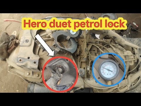 How to Hero duet petrol lock cable fitting//Activa,Hero duet, Activa 6g, petrol lock change