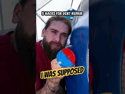 Which one works best? 5 hacks to fix car dents! #car #carlovers