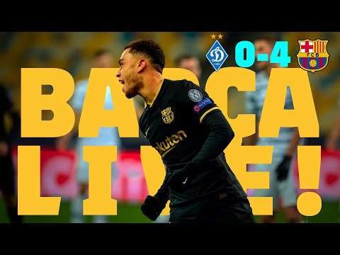 ⚽ BARÇA LIVE! | DYNAMO KIEV – BARÇA | Match Center