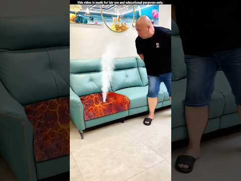 Who lit the sofa on fire? 🛋️🥵 #shorts #shortvideo
