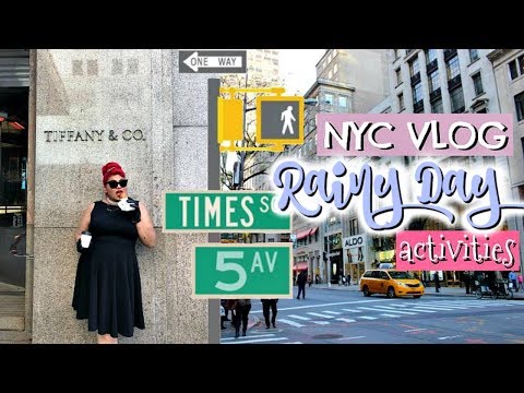 NYC vlog: Things to do in the Rain | Disneyland Mermaid vlog 4.16.18