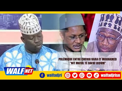 Réaction de Soulayman Diaw sur la polémique entre Cheikh Bara et Mouhamed "nit matul té dafay dioum"