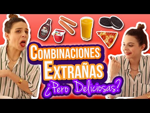 PROBANDO LAS COMBINCIONES DE COMIDA MÁS EXTRAÑAS - Gisselle Kuri