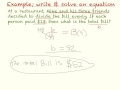 Solving Word Problems with One-Step Equations
