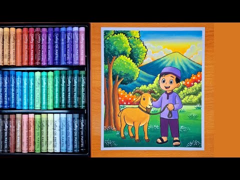 Menggambar Tema Idul Adha