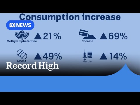YouTube video thumbnail: Australia's Meth, Cocaine, Mdma and Heroin Consumption up 34%