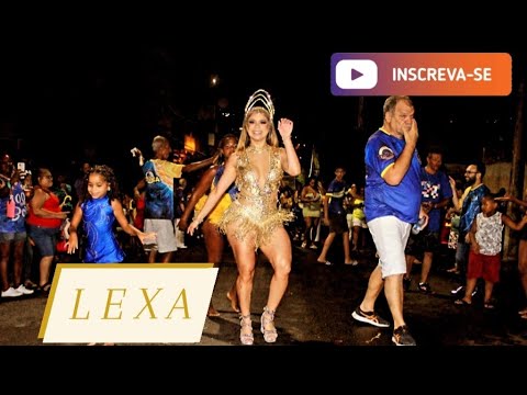 Lexa desfila na comunidade do morro do Borel onde nasceu a 'Unidos da Tijuca'. #lexa #carnaval2023