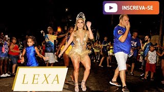 Lexa desfila na comunidade do morro do Borel onde nasceu a 'Unidos da Tijuca'. #lexa #carnaval2023
