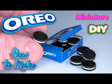 DIY Miniature Oreo Pack for Barbie Dolls - Easy Laser Engraving Tutorial