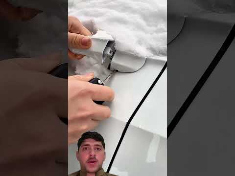 Snow car, satisfied #satisfying #automobile #diy #funny #crushingtime