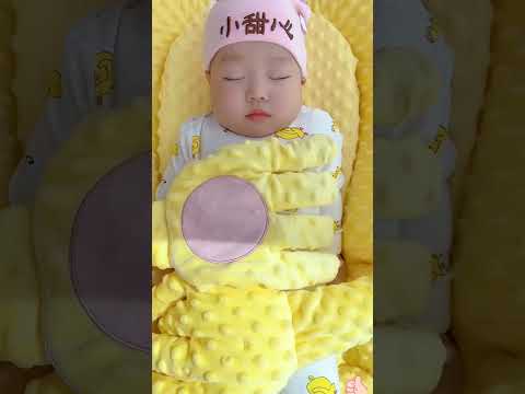 😍Babies wake up🎈 easily🥰, and😘 adults are afraid of crushing them. Fortunately #baby #cute