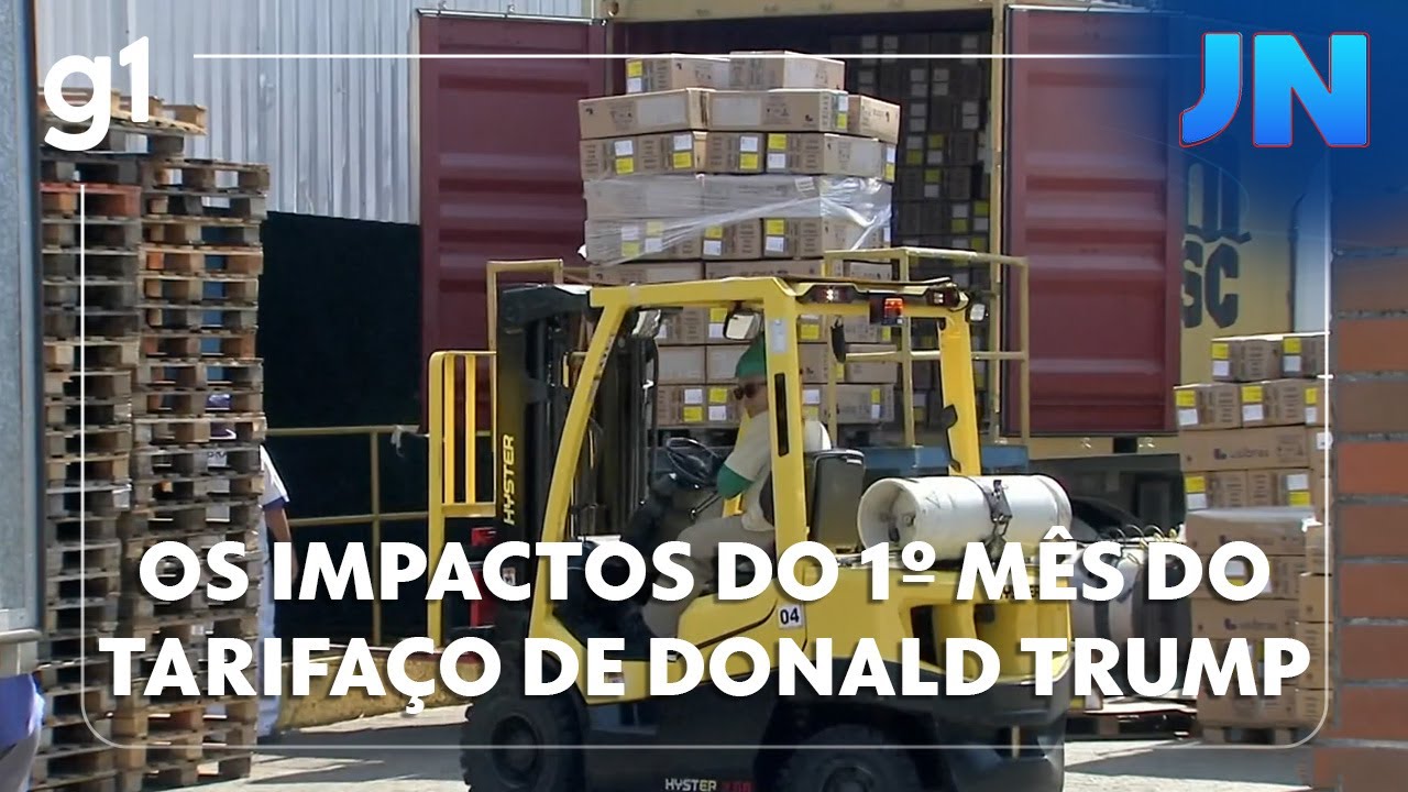 Jornal Nacional 1º mês do tarifaço de Donald Trump tem efeitos diferentes em cada região do Brasil
