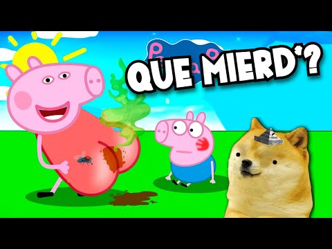 las ANIMACIONES más EXTRAÑAS de PEPPA PIG de todo INTERNET XD 4 - Juegos con cheems