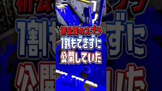 スプラは初公開された時1割しか完成してなかった