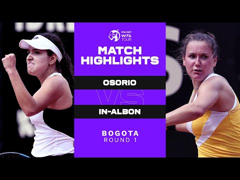 Camila Osorio vs. Ylena In-Albon | 2022 Bogota Round 1 | WTA Match Highlights