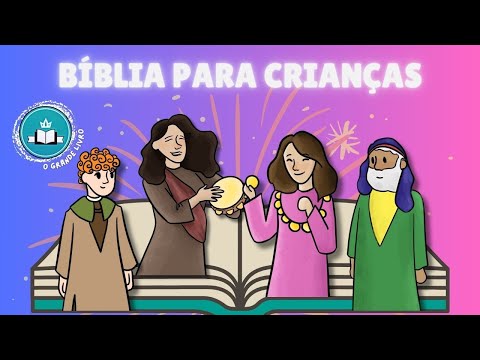 MARATONA DE DESENHOS! HISTÓRIAS DA BÍBLIA PARA CRIANÇAS AO VIVO! [O Grande Livro TV]