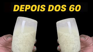 IDOSO! ESTÔMAGO ALTO E BARRIGA GRANDE SOMEM COM 1 COPO 2 X POR DIA, 16 MINUTOS DE RECEITA