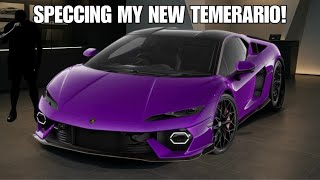 Customising my new Lamborghini Temerario 2026 Huracan replacement