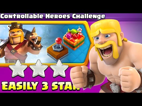 Easiest Way to 3-Star Controllable Heroes Challenge in Clash of Clans! @sumit007yt