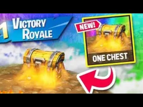 The ONE CHEST Challenge In Fortnite Battle Royal!