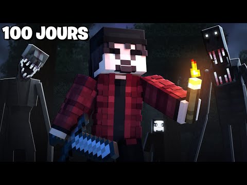 J'ai Survécu 100 JOURS sur From The Fog dans Minecraft !