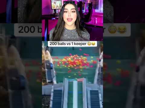 هل يحبس 200 كورة ⚽️ 🥅 ✋🏻😂😂