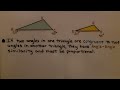 Triangle Similarity and Angle Relationships
