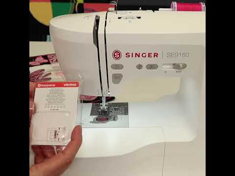 Husqvarna Viking Branded Feet fit the Singer 9180 sewing machine!