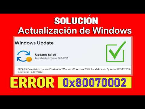 Error 0x80070002- SOLUCIONADO- REPARA el ERROR en Windows 10 y Windows 11 |2024-2025-2026