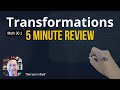 Transformations in Functions